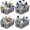 Grey, variant on 4 Pack Portable Shower Caddy, Integrated Handle, Reinforced Plastic, Organizer Storage Bathroom Supplies and Beauty Products, Cleaning Supplies, Shower Basket for Home, Dorm, Shelf and Cabinet