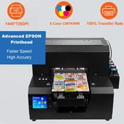 Small UV Printer Machine, A4 UV Flatbed Printer with White Ink Circulation System