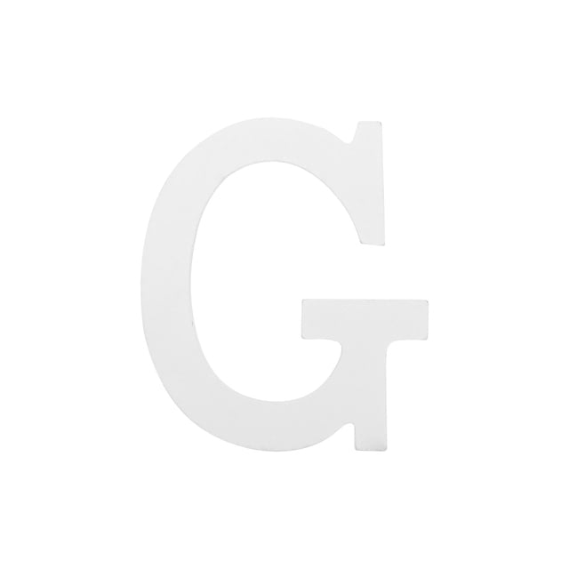Unique Bargains Unfinished Wooden Letters G 4.3 Inch Wooden Alphabet Letters Decoration for DIY