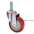 thumbnail image 3 of Ruedas giratorias PU Caster de 3 pulgadas con vástago roscado M16 x 40 mm y capacidad de 264 lb, 3 of 3