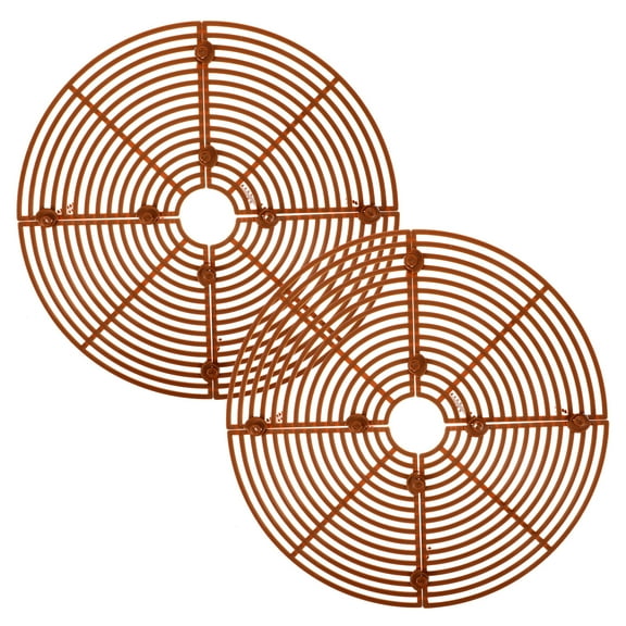 Troglfold Plant Pot Grid 2Pcs Pot Grid Cover Flower Protector for Kids & Pets 30x30cm,11.81"X11.81"X0.2"