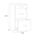thumbnail image 6 of Space Solutions 3 Drawer Letter Width Vertical File Cabinet with Pencil Drawer, Midnight Purple, 6 of 6