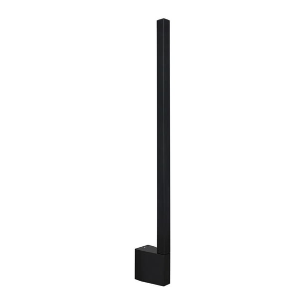 Estevez Luminario de muro LED Strap, Color Negro, Aluminio, 8 Watts, 3000K, Protección IP54, orientable