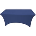 thumbnail image 3 of Gowinex Royal Blue 4 ft x 2.5 ft Spandex Tablecloth Stretch Fitted Table Cover, 3 of 5
