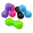 thumbnail image 2 of Boule de Massage en Forme D\'arachide 1 Pce PVC Coloré pour Soulagement Musculaire Relaxation des Pieds Acupression, 2 of 9