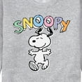 thumbnail image 3 of Peanuts - Snoopy Sketchy - Men's Crew Neck Fleece Pullover, 3 of 6