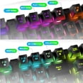 thumbnail image 2 of USB Wired Mechanical Keyboard,87 Key RGB Backlit Keyboard,Suspend Keycap,Sense of Paragraph Gaming Keyboard for Office Games, 2 of 4