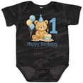 thumbnail image 3 of Inktastic 1st Birthday Bear with Cake and Balloons Boys or Girls Baby Bodysuit, 3 of 5