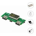 thumbnail image 2 of 18650 Charging Board Double USB Output Mobile Power Module 5V 2.4A/2A 1A with Overcharge and Shortcircuit Protections, 2 of 9