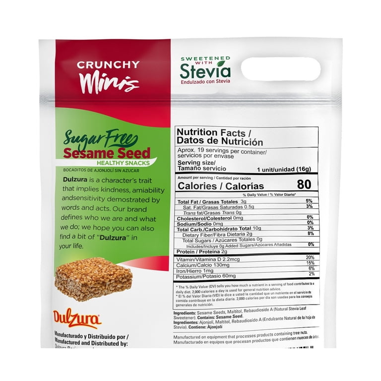 Barely Sweet Mediterranean Sesame Spread (Halva) - Low Sugar, Keto Friendly, 6-Pack