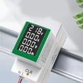 thumbnail image 5 of Risegun Voltímetro Amperímetro, Probador De Corriente De Voltaje Digital Multifunción, para Mantenimiento Electrónico, Medición De Circuito Doméstico (AC 50‑300V 100A), 5 of 5