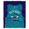 NBA Charlotte Hornets "Jersey" Personalized Silk Touch Throw Blanket