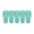 thumbnail image 4 of Xfvqtps 5 Pack Isolation Gowns Disposable with Elastic Cuff Back Strap One Size Fits All Green, 4 of 6