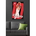 thumbnail image 5 of NBA Atlanta Hawks - Zaccharie Risacher 25 Wall Poster with Magnetic Frame, 22.375" x 34", 5 of 5