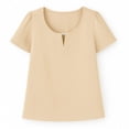 thumbnail image 1 of Blusa George para Mujer, Manga Corta Arena Talla M, 1 of 4