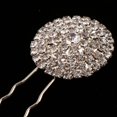 thumbnail image 3 of Pinza de pelo nupcial Macarena de imitación de Cristal 4 Piezas, 3 of 8