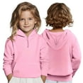 thumbnail image 2 of Oversized Hoodies for Toddlers Sweatshirts for Girls Toddler & Kids Little Girl's Pullover Tops Sweaters & Hoodies Long Sleeve Shirts with Thumb Hole Fall Winter Tops, 2 of 7