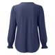 thumbnail image 4 of Blusa de mujer con cuello cuadrado y mangas abullonadas - Top informal con pliegues en la parte delantera - Rayón/poliéster/spandex - S-XXL - Trabajo/cita/salida nocturna, 4 of 4