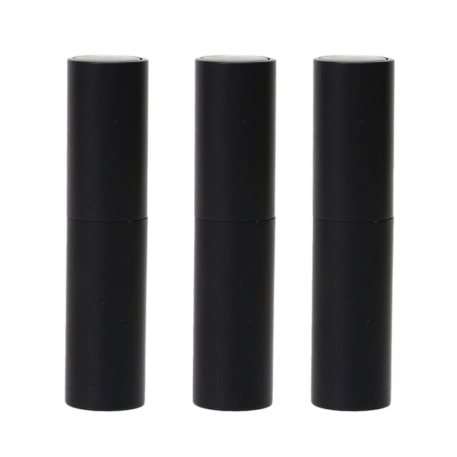 Botella de spray de perfume atomizador de 10 ml para viajes (3 piezas), dispensador vacío, pulverizador portátil negro