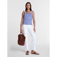 thumbnail image 3 of Time and Tru Women's Smocked Bodice Tank Top, Sizes XS - XXXL, 3 of 6