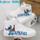 thumbnail image 3 of Lilo Stitch-zapatillas de deporte con estampado 3d para hombre y mujer, zapatos deportivos informales de baloncesto al aire libre, con dibujos animados de Anime, para adolescentes, 3 of 4