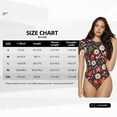 thumbnail image 5 of Uemuo Winter Holiday Christmas Pattern Women's One Piece Short Sleeve Swimsuit Rash Guard Surfing Modest Quick-drying Swimsuit Beach Essentials-XX-Large, 5 of 9