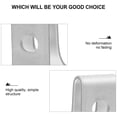 thumbnail image 3 of unbranded 50Ud Abrazaderas De Soporte En Plata Para Puertas De Gabinete Y Estantes Resistentes, 3 of 6