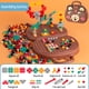 thumbnail image 5 of Herramientas y mejoras para el hogar, sumas, matemáticas, caja de herramientas con taladro de juguete, destornillador, juego de herramientas, juguetes educativos para preescolar, actividades para niño, 5 of 7