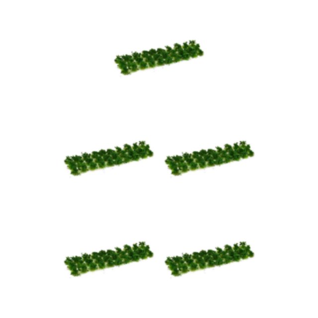 ZheElen Modèle de Paysage en Grappe d'Herbe Miniature Vert Jungle 30 Pcs 5Set