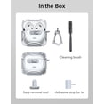 thumbnail image 6 of ESR Protection Case Compatible with AirPods Pro 3 Case (2025), Drop-Proof Lock & Easy Open, Cyber Series, Grey, 6 of 10