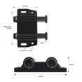 thumbnail image 4 of Double Opening Magnet Automatic Rebounder Switch Closer Silent Closing Lock for Furniture Cabinet Drawer White,4 x double door closer,White, 4 of 8