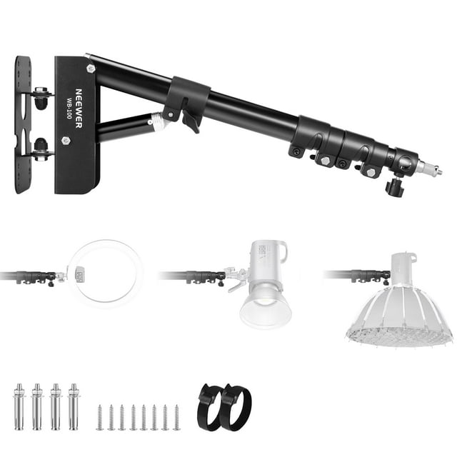 Brazo articulado de pared para fotografía NEEWER WB-100 55-116 cm