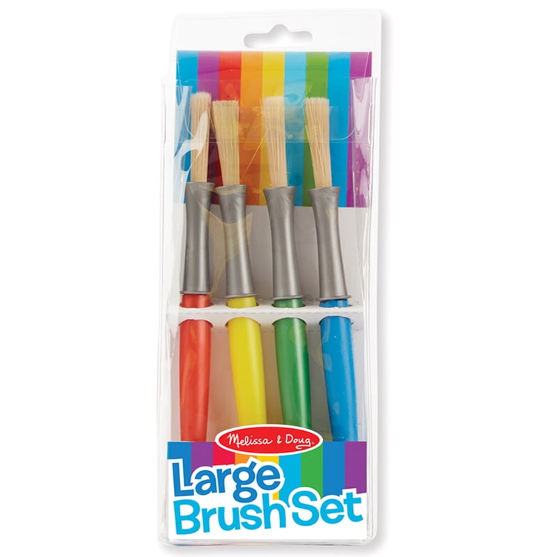 Large Paint Brushes, Set of 4 Bundle of 2 Packs