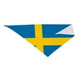 thumbnail image 5 of Swedish Flag Dog Bandanas Triangle Dog Scarfs For Small Medium Large Dogs And Cats, 5 of 6