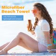 thumbnail image 5 of Catalonia Personalized Microfiber Beach Towel,Quick-Dry Sand-Free Absorbent Lightweight Towels for Kids and Adults,Perfect for Summer Camping,Vacation ,Beach,and Roadtrips,40"x70",Totem, 5 of 7