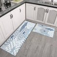 thumbnail image 3 of Dalia Floral Summer Kitchen Rugs and Mats Sets Of 2,Kitchen Decoration Rugs,Rubber Backing Non-Slip Floor Mat for Sink Washable Waterproof Laundry Room Runner Rugs, 3 of 7