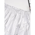 thumbnail image 5 of iEFiEL Kids Girls Shiny Dots Dance Pants for Hip-hop Jazz Stage Performance Competition Silver 7-8, 5 of 7