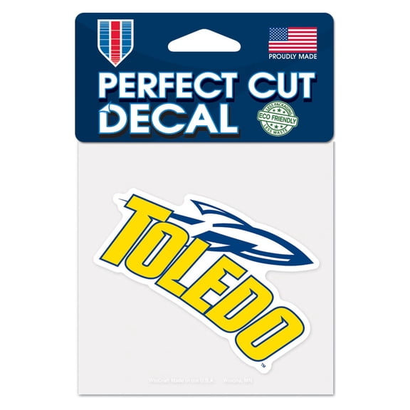 NCAA Toledo Rockets Prime 4" x 4" Perfect Cut Decal