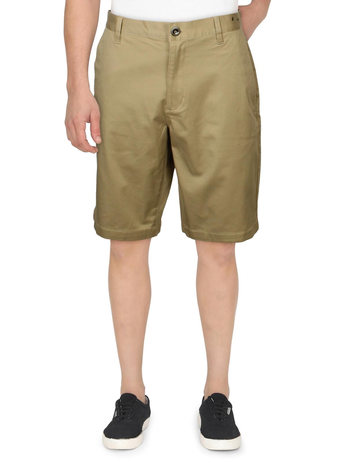 stretch khaki shorts mens