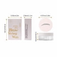 thumbnail image 3 of Waterproof Quick Drying Natural Wild Eyebrow Wax,Brown Eyebrow Pencil, 3 of 8
