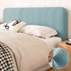 thumbnail image 1 of Nvzi 1 funda elástica suave para cabecero de cama, funda deslizante de tela gruesa, a prueba de polvo y lavable, funda protectora para cabecero, decoración de dormitorio, 1,8 m de largo (azul claro), 1 of 4