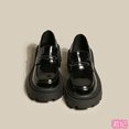 thumbnail image 3 of 2022 Mocasines Zapatos Mujer Charol Primavera Plataforma Zapatos Mujer Tallas Grandes Estilo Japonés Moda Negro Zapatos Escolares Mujer, 3 of 4
