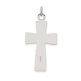 thumbnail image 3 of Sterling Silver Black Epoxy INRI Crucifix Pendant QC9108, 3 of 4