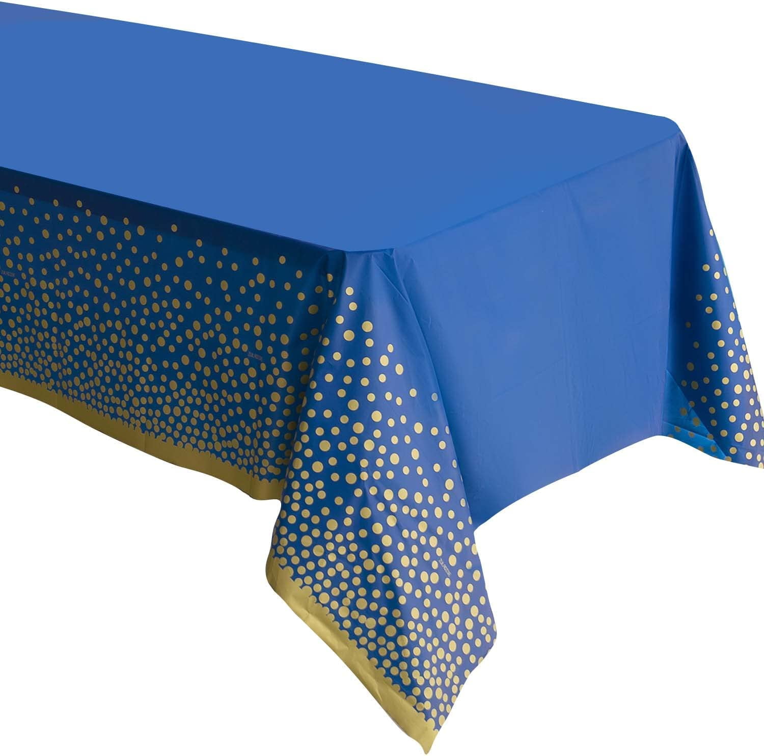 2 Piece Table Cloth Party Disposable Table Cloth High Quality, 8 Foot