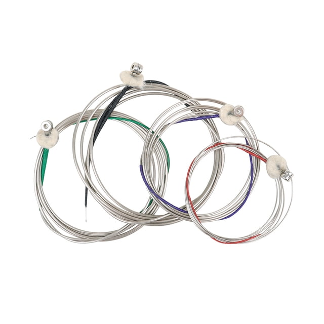 Greeniant 4 Uds cuerdas de guitarra eléctrica cuerdas de bajo suministros de piezas de instrumentos de cuerda Accesorios para instrumentos musicales Greeniant OD020724-00
