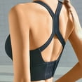 thumbnail image 4 of Women Sports Bra 2024 Workout Tank Padded With Built In Shelf Yoga Bra Strappy Sports Bra Strapless Bra for plus Size Women Sports Brawls for Women Womens plus Size Bras Seamless Sports Bra Back Bra, 4 of 6