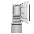 thumbnail image 4 of ZLINE KITCHEN AND BATH RBIVZSN30MB bottom freezer built in refrigerator, 4 of 5