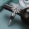 thumbnail image 1 of TIMIFIS Wine Bottle Stopper Unique Snowflake Alloy Wine Bottle Stopper Christmas Party Bar Gift Home Decoration, 1 of 6