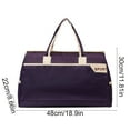 thumbnail image 3 of Large Capacity Travel Gym Bag | Lightweight Waterproof Polyester Duffle with Lockable Zippers | Portable Work Out Weekend Overnight Storage Bag for Men Women, 3 of 6