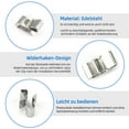 thumbnail image 4 of tssuouriy 60x Cable Clips Durable And Easy Installation For Wire Clamps Exquisite Craft Solar Cable Clips 1Set, 4 of 6